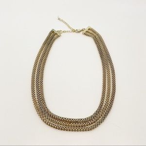 SAO - Three Chain Gold Necklace